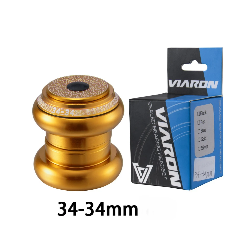 VIARON MTB Fahrrad-Steuersatzlager Rahmenkopfrohr-Zubehör Fahrradteile 34MM Gedichtetes Lager 44MM Halbintegrierte Steuersätze – Detail 5