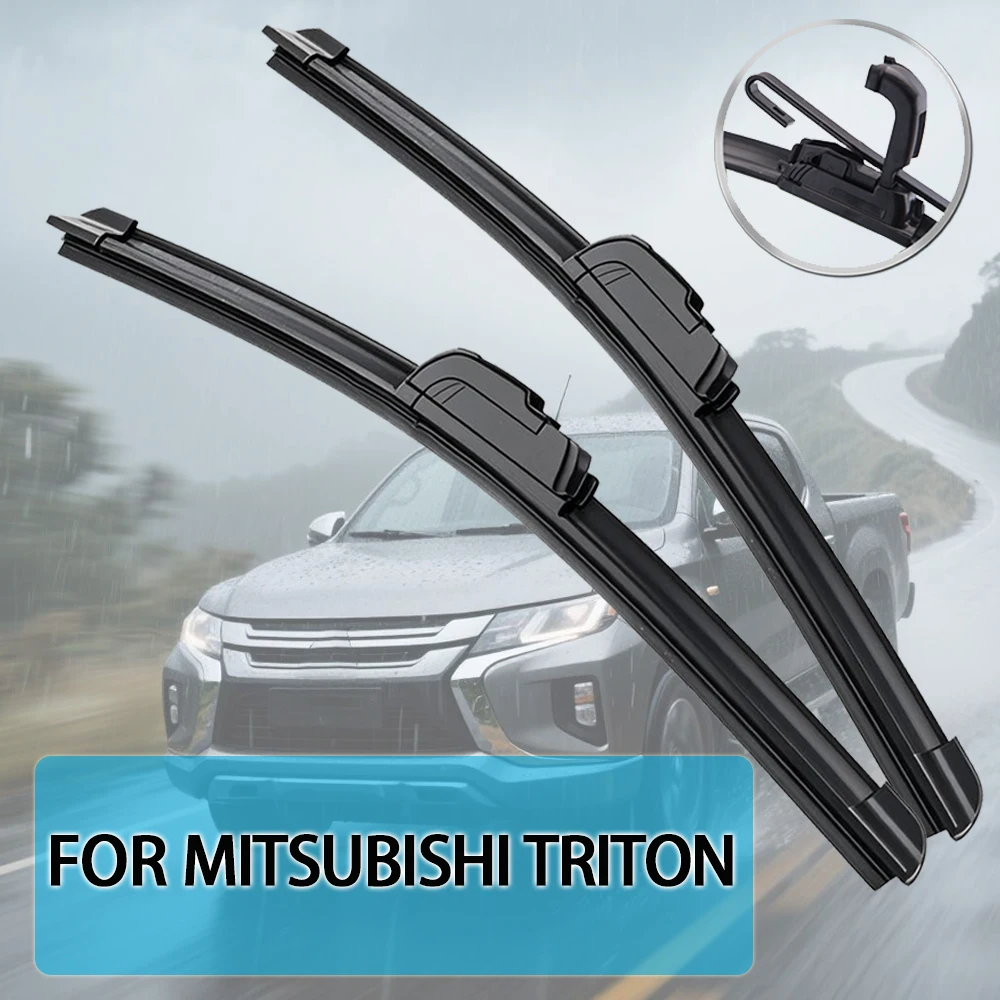 

Car Wiper Blade For Mitsubishi Triton (MK ML MN MQ MV) 1996-2026 Windshield Rubber Refill Front Window Wiper Auto Accessorie