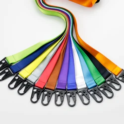 Neckband Style Long Nylon Keychain Heavy Metal Hook for Keys Mobile Phone Camera Man's Outdoors Anti Loss Lanyard Safety Rope
