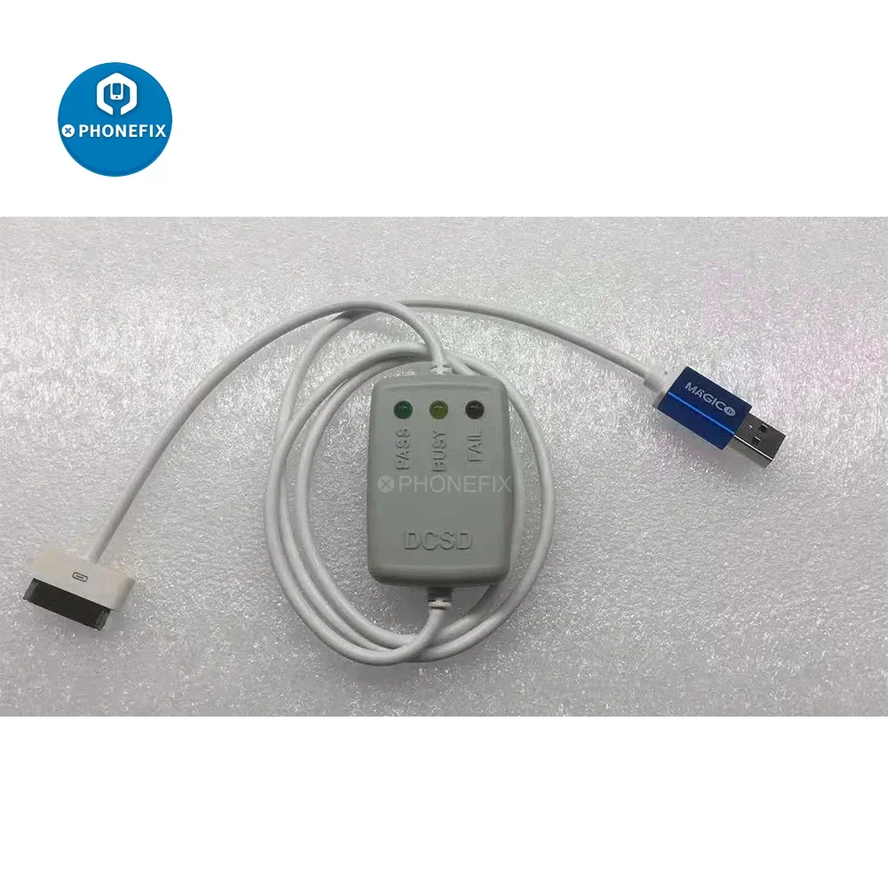 Magico 30Pin DCSD Cable for IOS Serial Port Engineering Cable To Write Nand Data for IPhone4 4S IPad 2/3/4 Change IMEI SN Number