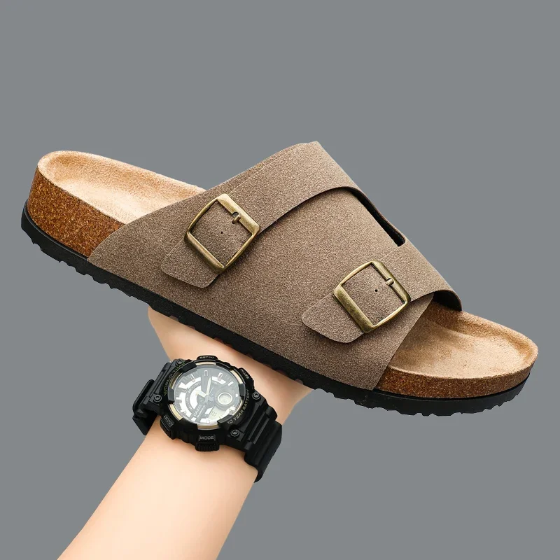 Replicas Luxury Brands Shoes for Men 2024 Men\'s Dad Sandals Man Summer 2024 Platform Sandals. Slipers Mens Soft Sandles Slippers