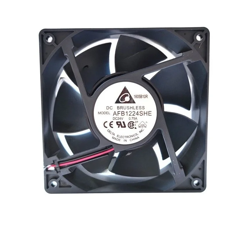 

Вентилятор охлаждения инвертора HTS Delta Fan AFB1224SHE DC 24V 0.75A 120*120*38MM, 2-проводной, 1 шт.