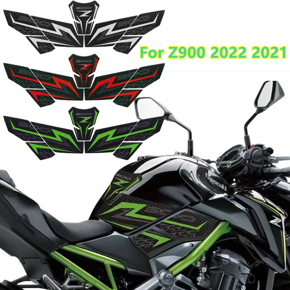 

Motorcycle Sticker 3M Frosted Fuel Tank Pad Decal Kit Protector Anti Slip Accessories for Z900 Z900SE 2022 50th Anniversary