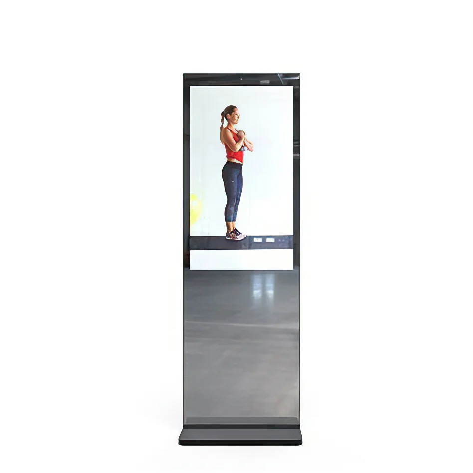 for 43 Inch Floor Standing Digital Signage High Brightness LCD Advertising Display Screen for Retail Store Window Promotion