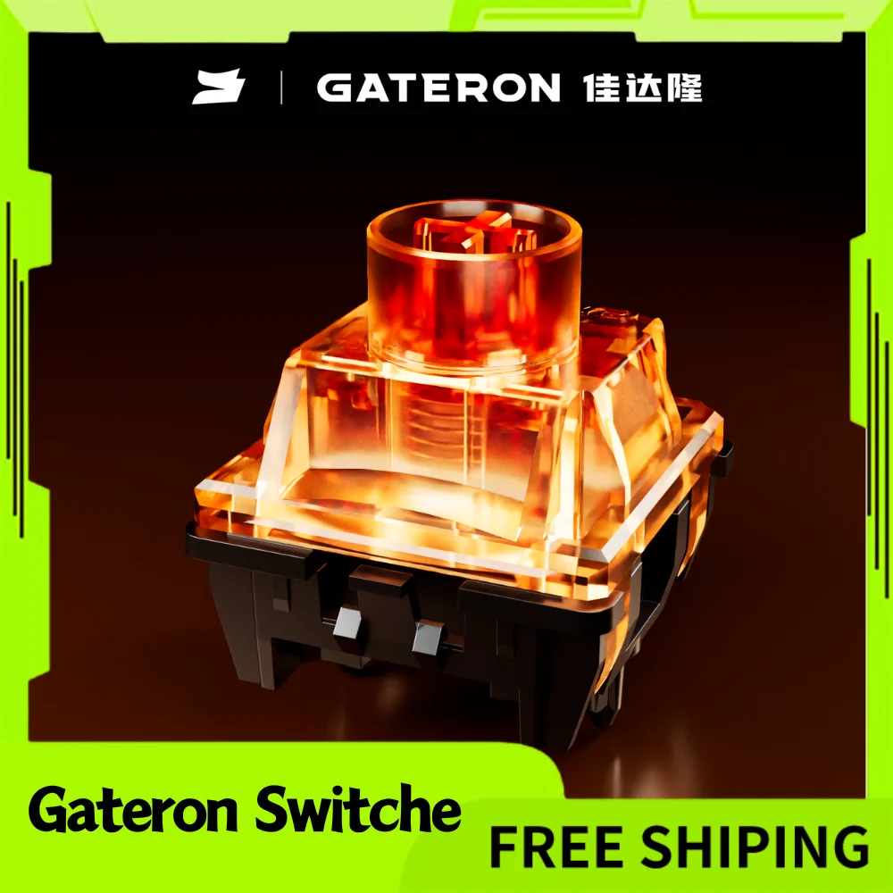 

GATERON Spark Magnetic Switch Split Structure Triggers Stable Dual Sealed HIFI Sound Keyboard Switch Custom Keyboard Accessories
