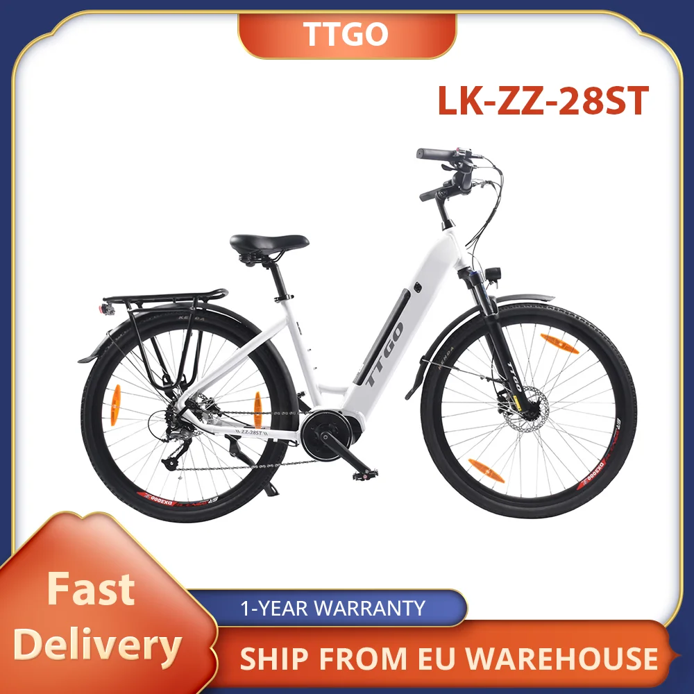 TTGO LK-ZZ-28ST Electric Bike, 250W Motor, 36V 20AH Battery, 700C*45C Tires, 25km/h Max Speed, 180km Range, Hydraulic Disc Brake