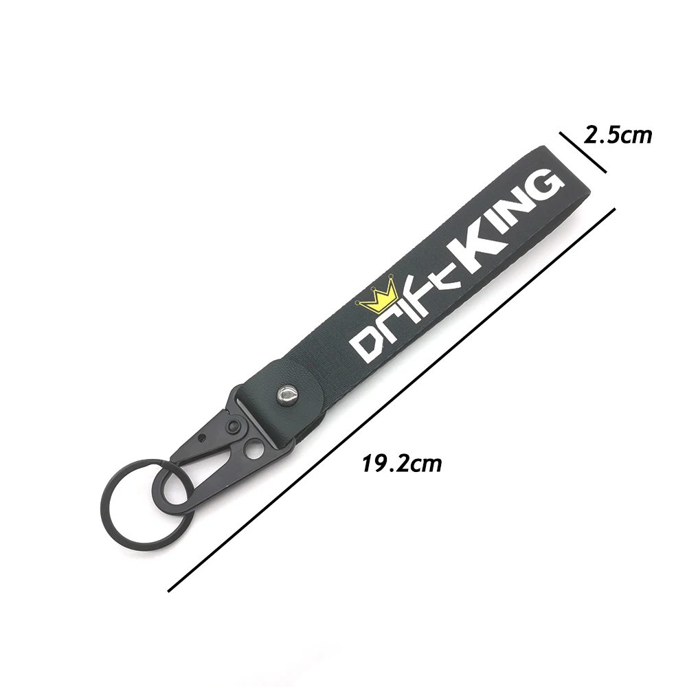 JDM chave cinta Keychain, anel Lanyard Tags, carro de reboque, motocicleta chaveiro, táxi falso, baixa vida acessórios, novo