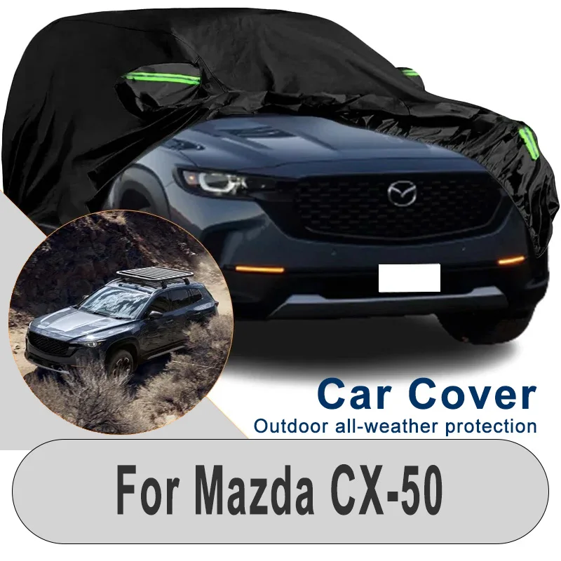 

Для Mazda CX-50 водонепроницаемый солнцезащитный автомобильный чехол-зима-лето открытый снегозащитный пылезащитный, автоматический защитный щиток