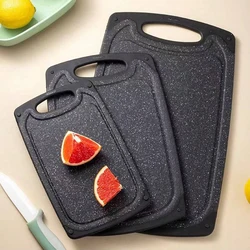 1/3PCS kitchen household imitation marble can hang non-slip classification vegetables meat fruit multi-functional cutting board