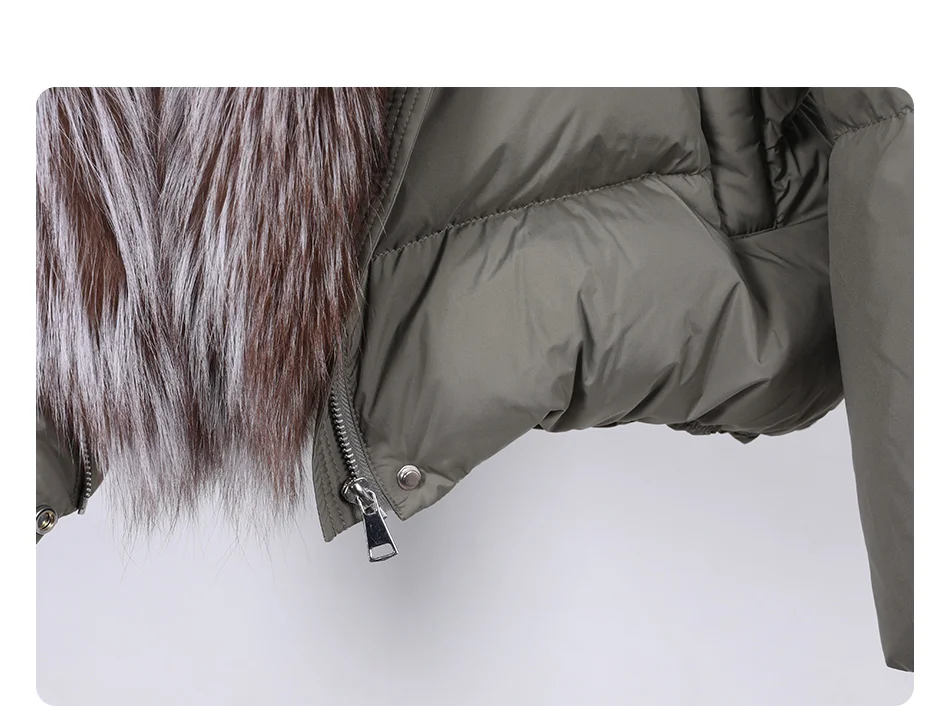 2026 MAOMAOKONG White Duck Down Jacket Winter Women