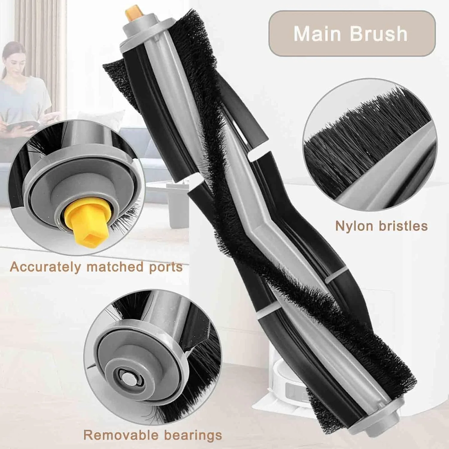 Аксессуары для Ecovacs DEEBOT X1 Omni / X1 e Omni / X1 Turbo / T10 Turbo / T10 Omni - Piezas de repuesto para aspiradora de rob