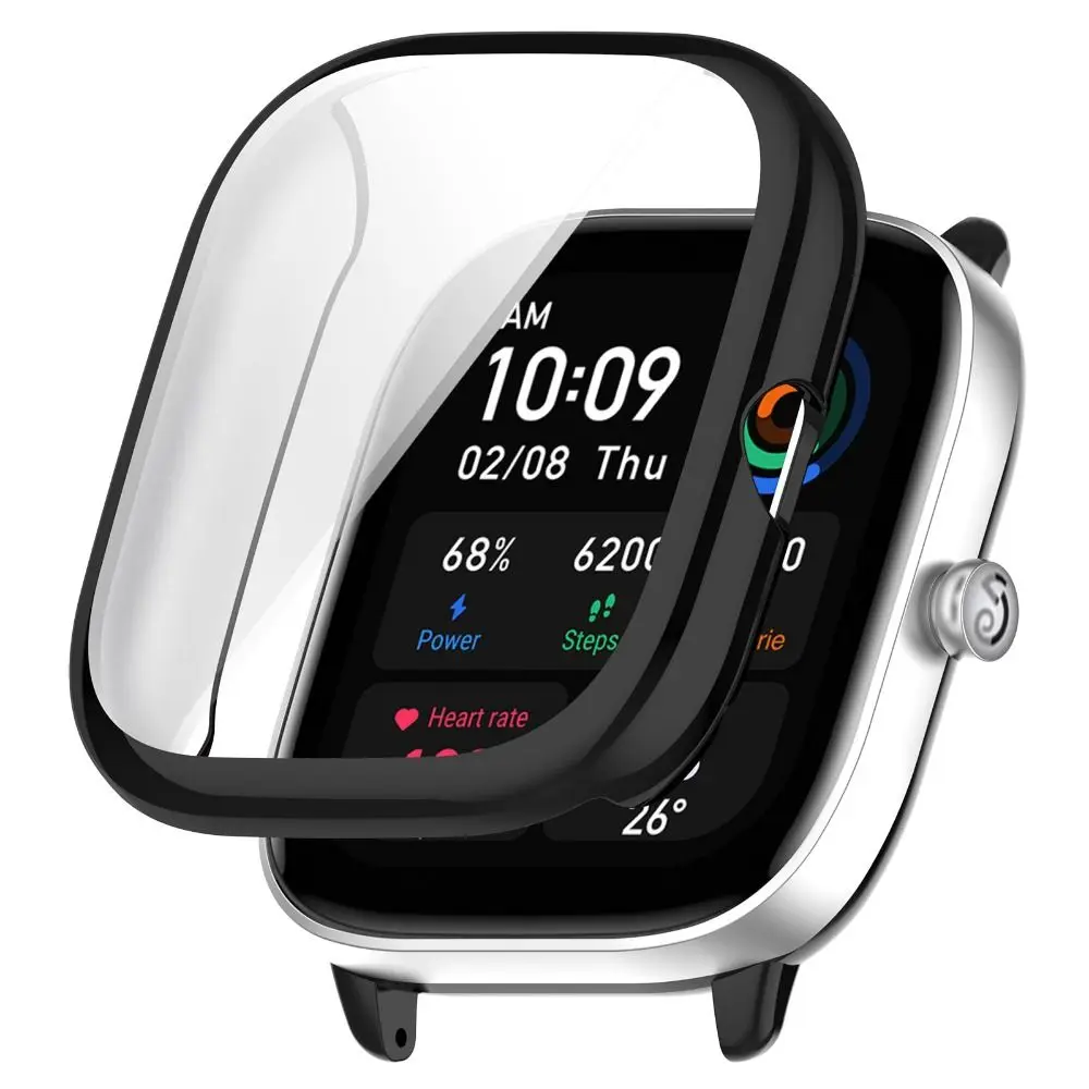 New Shell Smart Watch Case Cover Plating TPU Protective Screen Protector For Amazfit GTS4 Mini