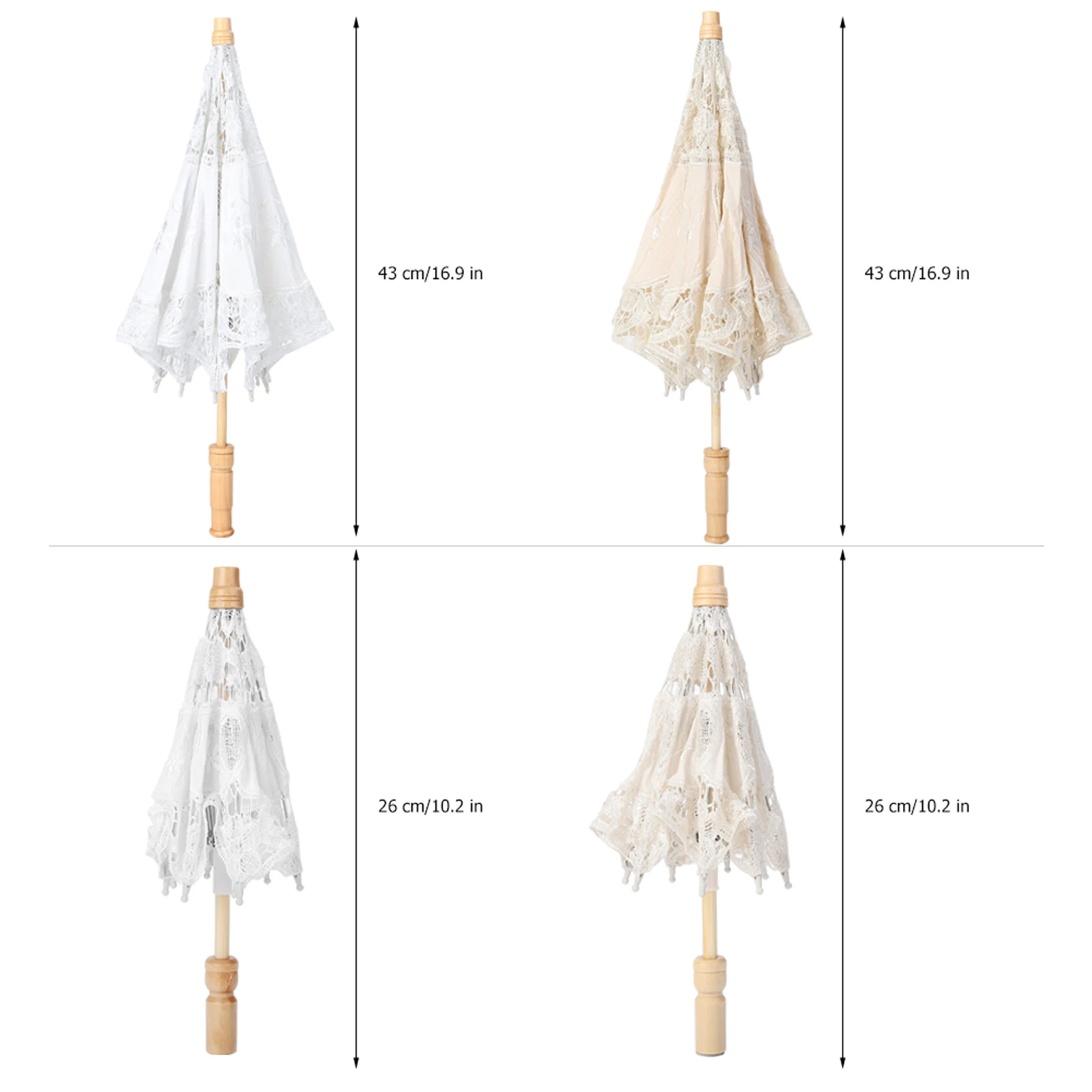 Handmade Lace Flower Embroidery Parasol Wedding Bride Photography Umbrella Handmade Umbrella Lace Umbrella Lace Flower Umbrella