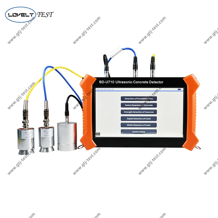 Delivery High Precision Crosshole Sonic Logging Ndt Upv Testing Machine Ultrasonic Pulse Velocity Test For Concrete