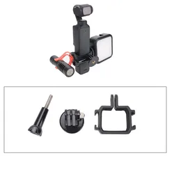 3in1 Gimbal Adapter Clip Expand Cold Boots Frame Mounts Backpack Clip Tripod Selfie Stick Holder for DJI Osmo Pocket 4 3 Camera