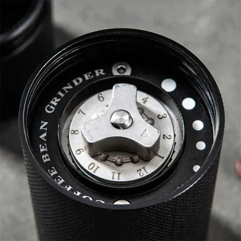 

Double Bearing Adjustable Manual Coffee Grinder Stainless Steel Professional Hand Coffee Bean Grinding