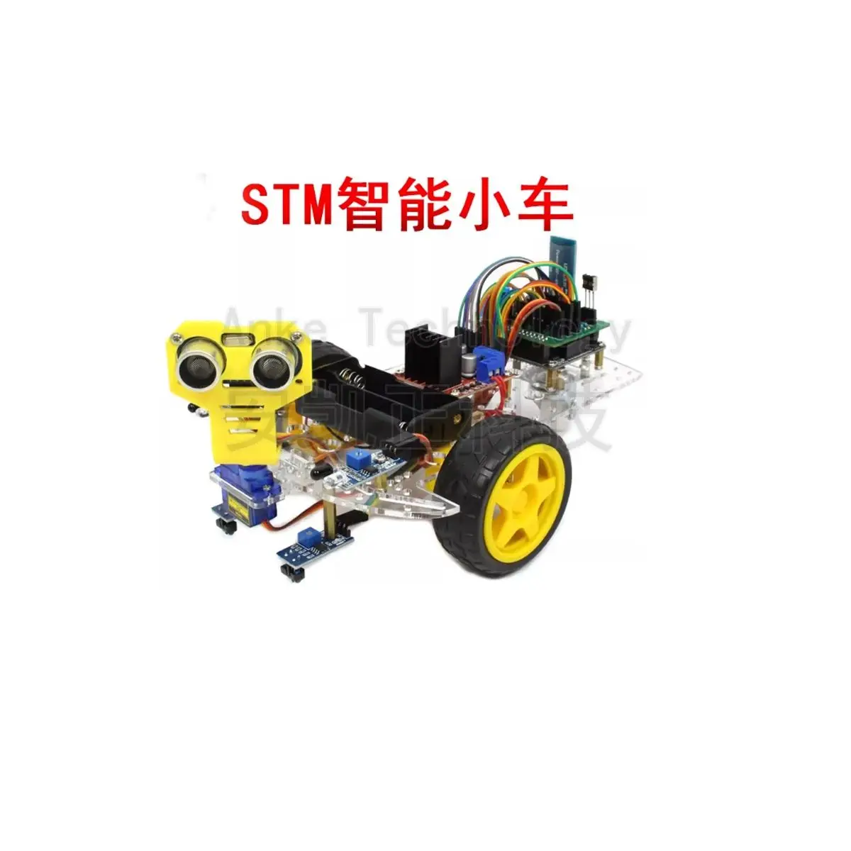 

Набор для разработки электрического умного автомобиля STM32F103: модуль с дистанционным управлением, функцией обхода препятствий и аксессуарами