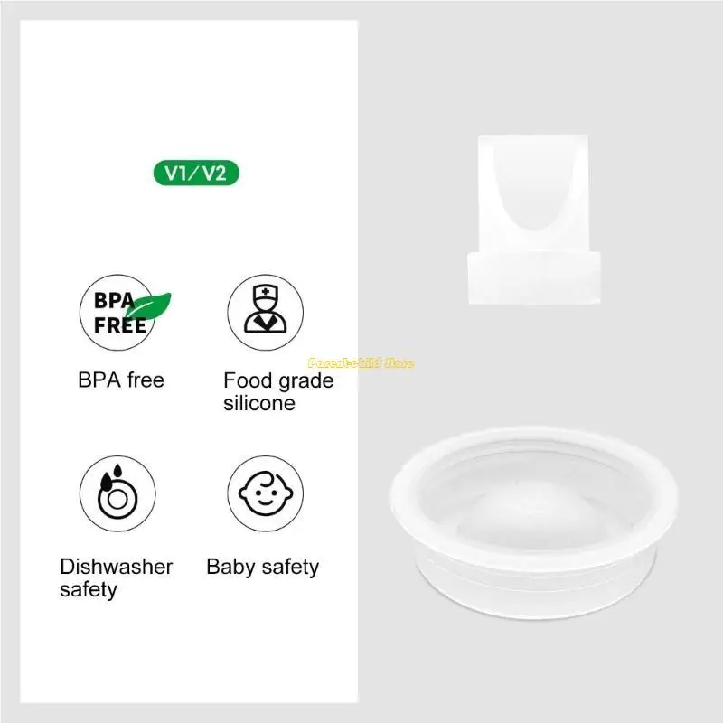 WXTD 실리콘 다이어프램 및 덕빌 밸브 V1/V2 간호 펌프에 적합한 역류 방지 덕빌 밸브 및 다이어프램 세트