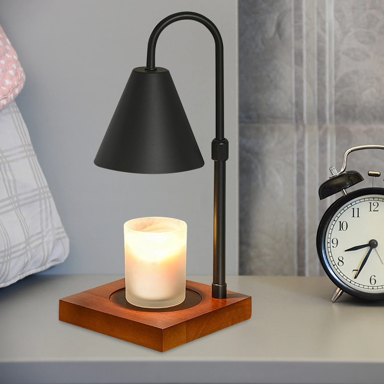 

Curved Stem Lighting Fixture Adjustable Table Lamp Accessory Creative DIY Assembly Elegance Sophistication Threaded Lamp