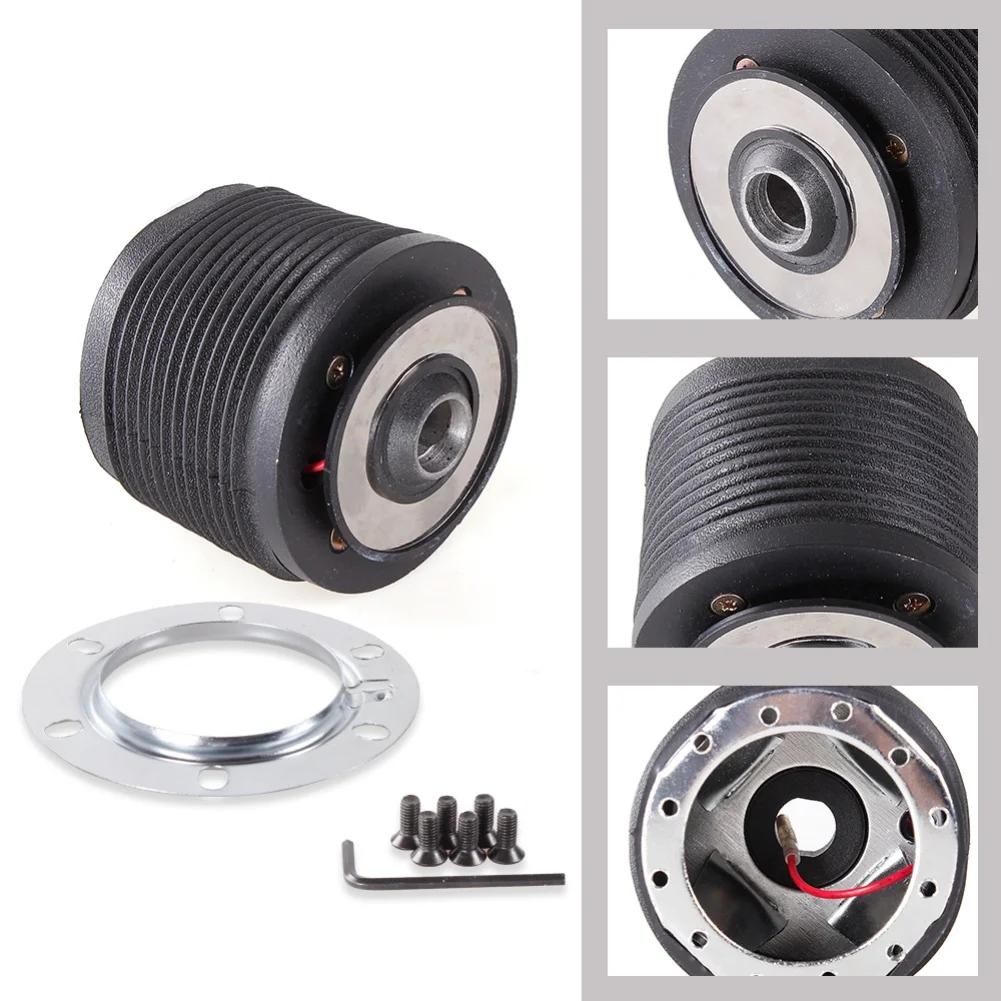 For Ford For Mustang 1979-2004 Steering Wheel Adapter with 6 Bolt Mount for Compatibility with Various Aftermarket Wheels