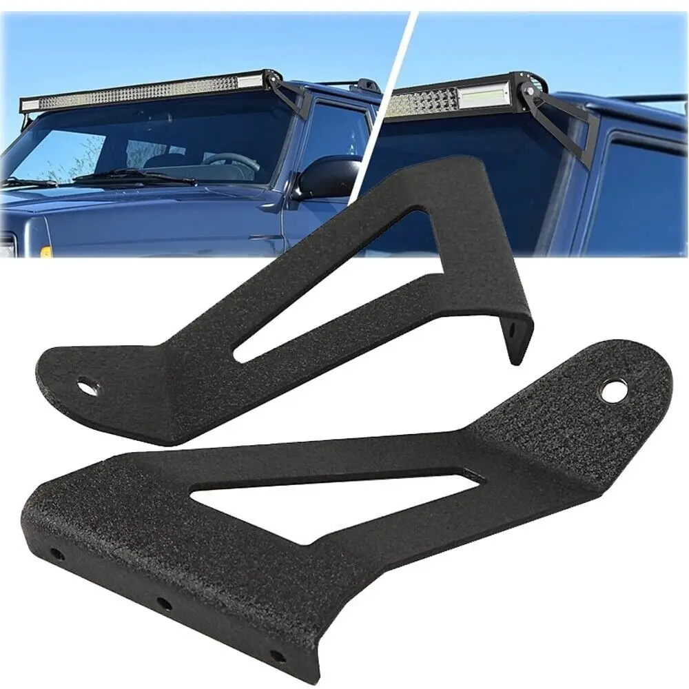 50Inch Curved Led Light Bar Holder Roof Mount Brackets For 1984-2001 Jeep Cherokee XJ