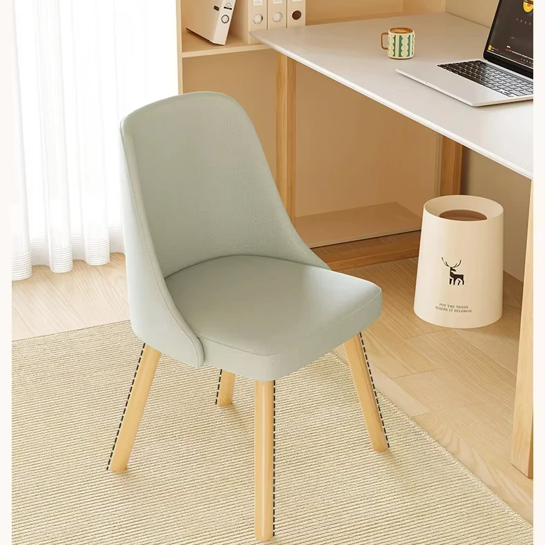 

Modern Comfortable Aluminum Backrest Dining Chair for Dining Bedroom Study & Makeup for Dormitory Apartment Use