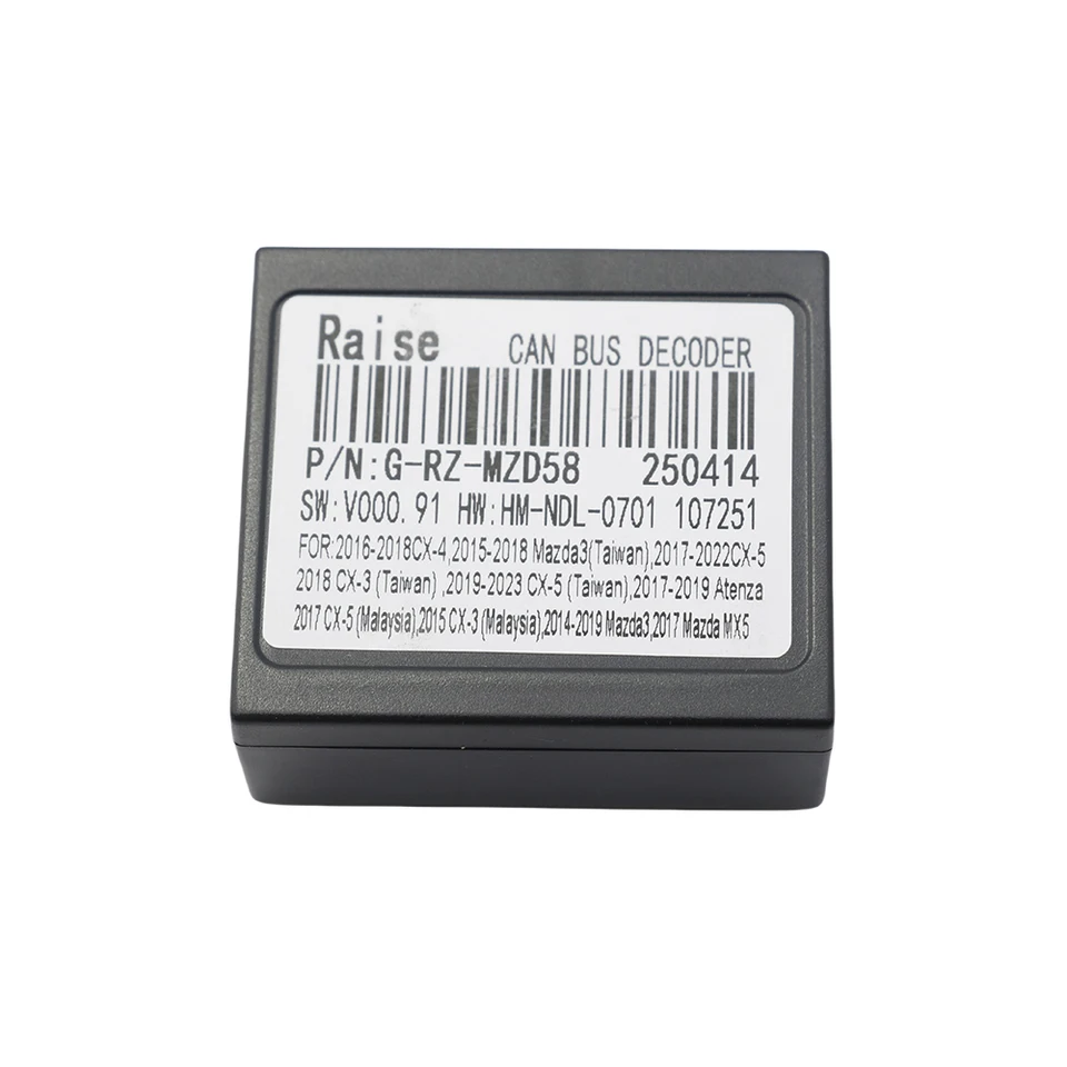 5Y261 東芝ボード H2808481 動作保証 Android Power Cable Canbus Box Decoder for Mazda 3 Axela CX-3