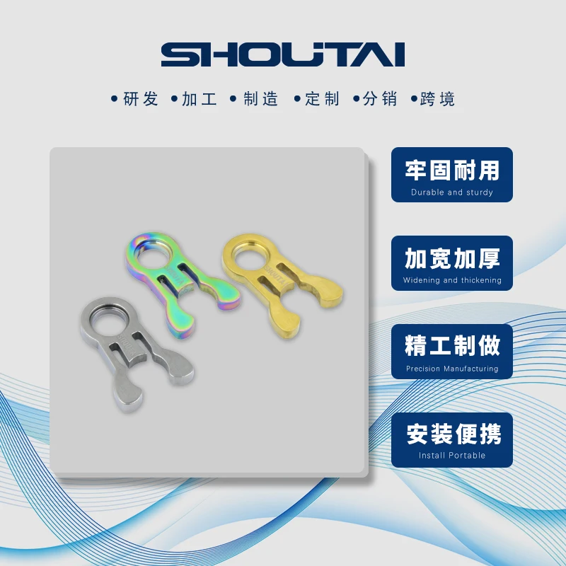 Bicycle Carbon CNC Catcher Crab Clamp Head Tube Fixing Buckle +TC4 Titanium Screws For Brompton Folding Bike Cycling Parts