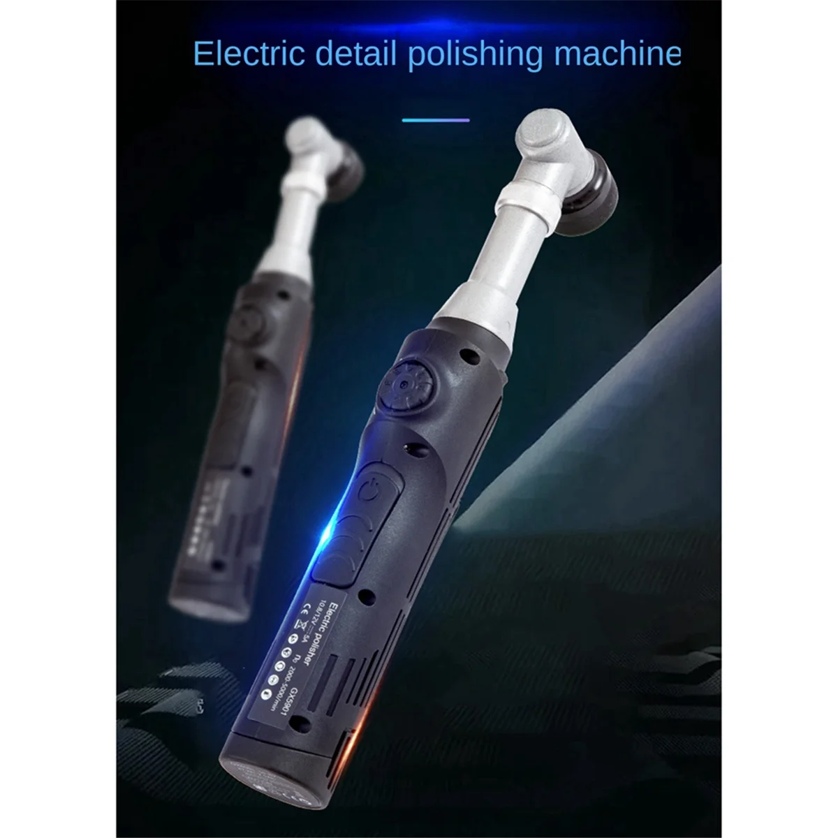 Cordless Mini Car Polisher 12V Battery-Powered Polishing Machine Car Body Detailling Polishing RO/da Tools EU Plug