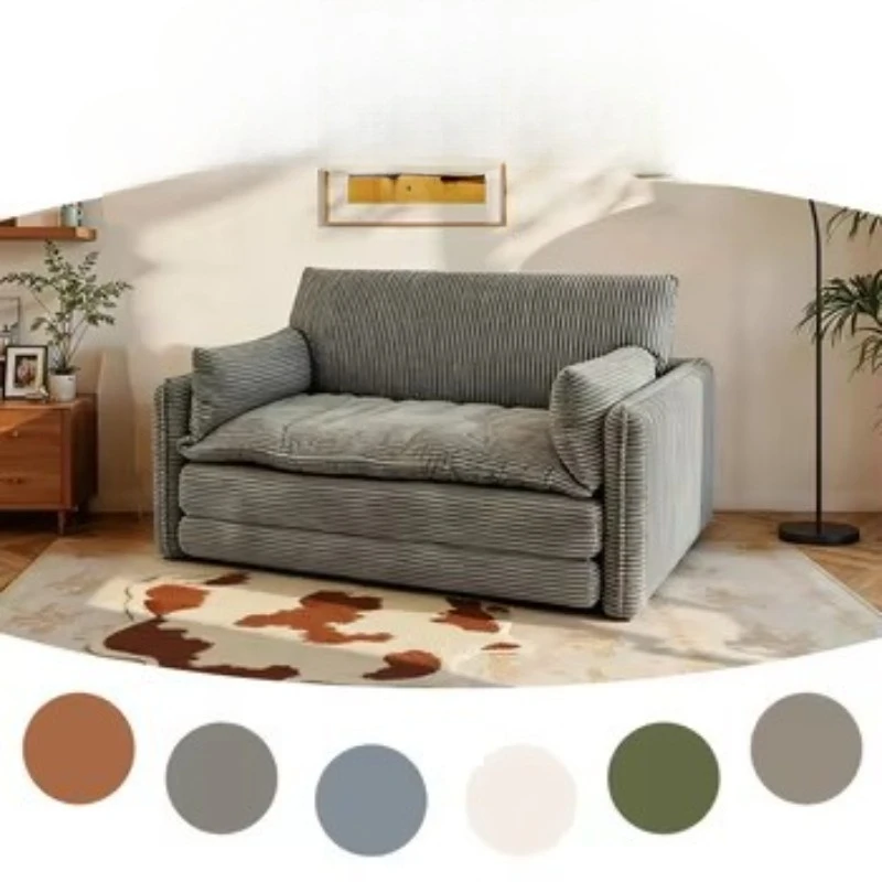 Vacuum Compression Single Sofa Recliner Living Room Bedroom Balcony Internet Celebrity Leisure Fabric Lazy Sofa