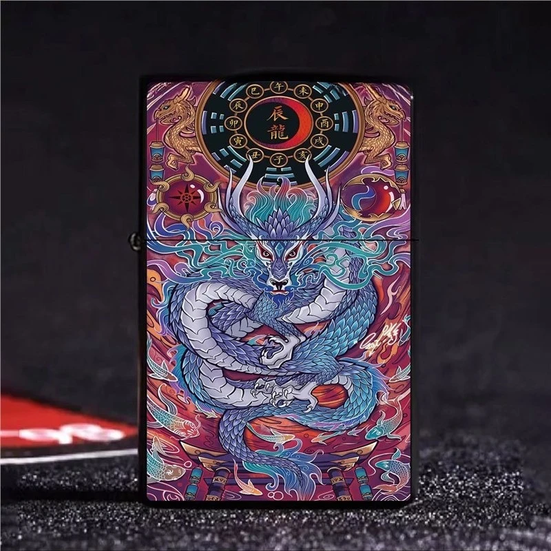 2025 New Kerosine Lighter Personalized, Creative, High-value Flip Retro Grinding Wheel To Give Boyfriend Gift Trend