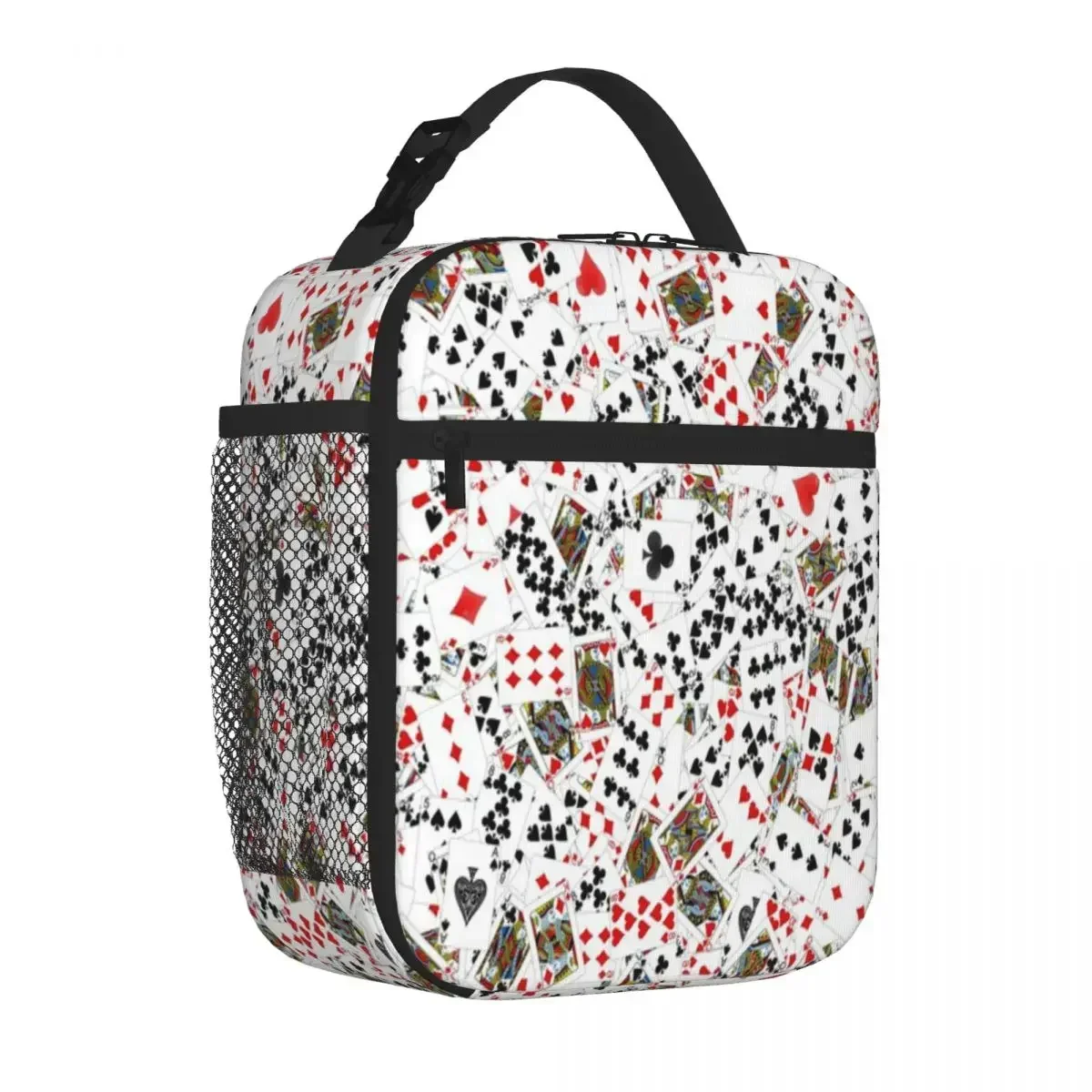 Hot Sale Playing Cards Soft Touch Food Cooler Bag Cruise Travel Picnic Lunch Bag