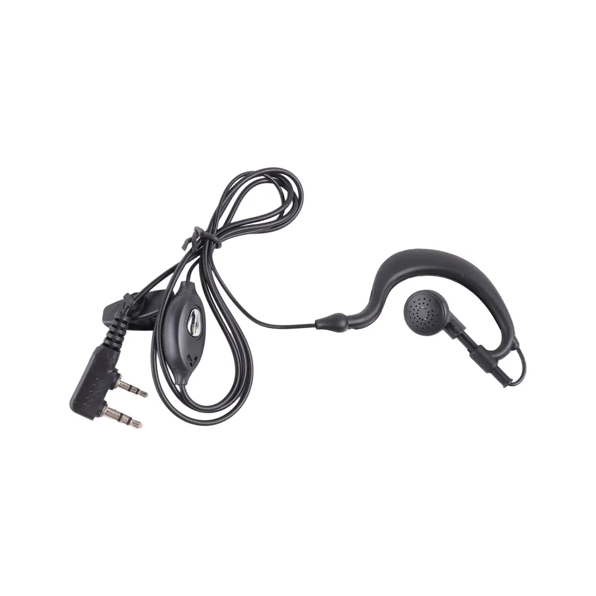 T35C Walkie Talkie Headset 2 Pin K-Plug Wired Two Way Ham Radio Earpiece for -888S UV5R Walkie Talkie 992 Earwear