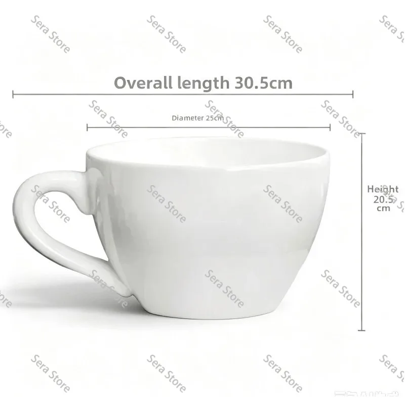 Oversized Ceramic Coffee Mug Large Capacity Creative Giant Cup Cute Novelty Jumbo Drinkware
