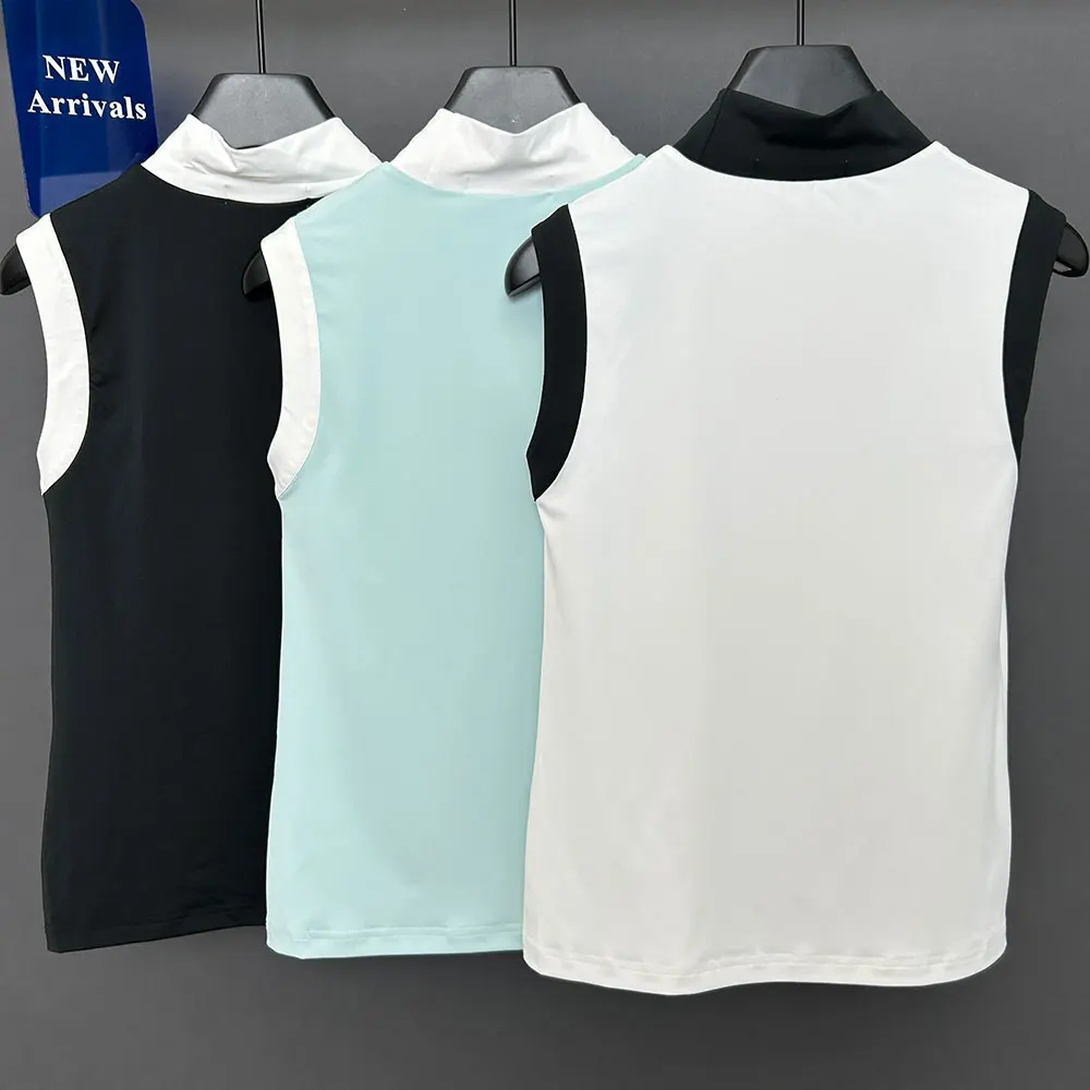 2025 New Women\'s Golf Sleeveless T-shirt, Golf Sports Shirt, Comfortable, Breathable, Quick Drying, Free Shipping