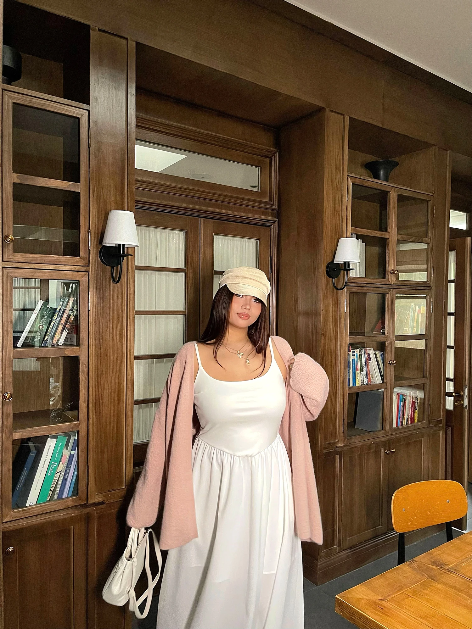 

Женский кардиган Sweet And Spicy Girl больших размеров: осенне-зимний, свободный крой, универсальный, стройнящий, повседневный, на пуговицах