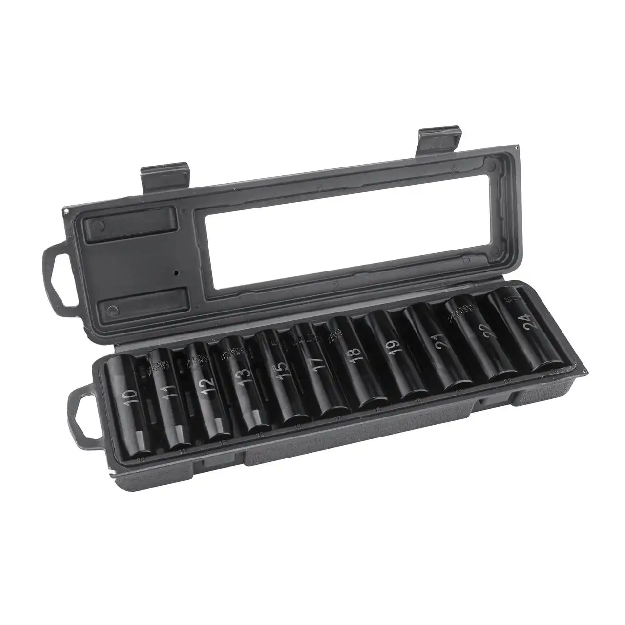 

Hyper Tough 11-Piece 1/2" Drive Deep 6-Point Impact Metric Socket Set