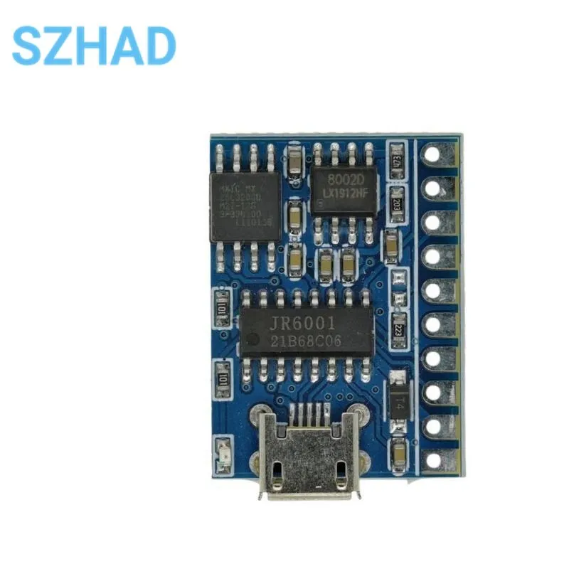 Module vocal JR6001, lecture et diffusion MP3 en série, module de contrôle du son personnalisé pour projets de bricolage Arduino