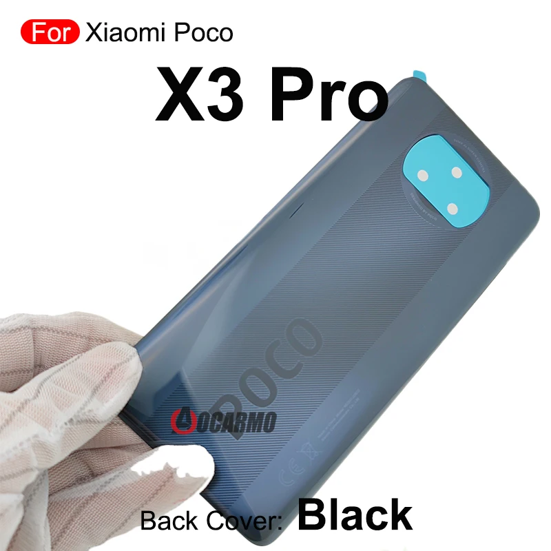 For Xiaomi Poco X3Pro X3 Pro Middle Frame +Side Keys And Back Rear Door Cover  Replacement Parts