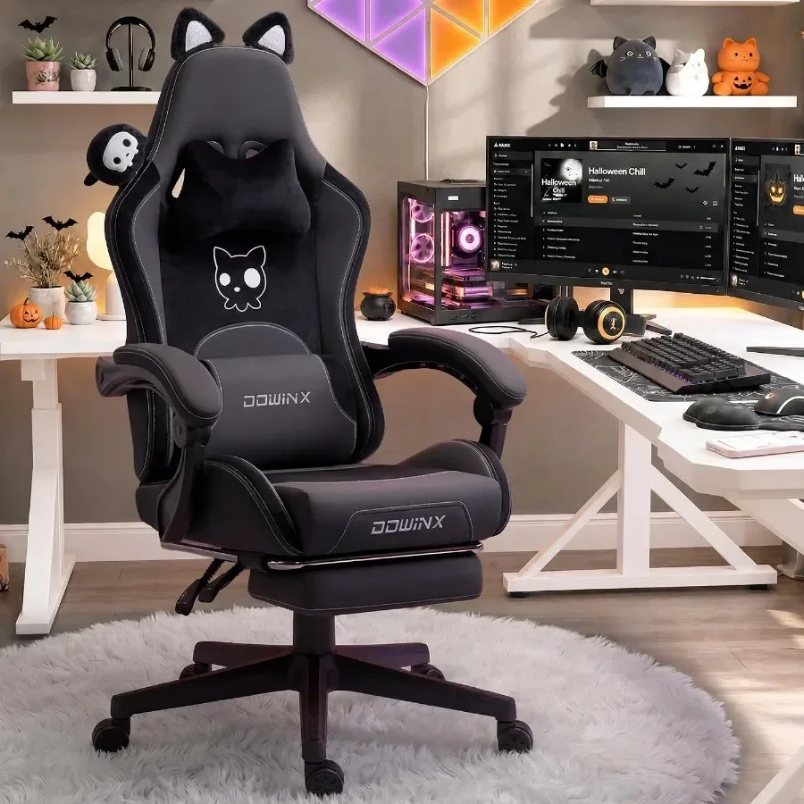Massage - Gaming Chair for Adults with Cat