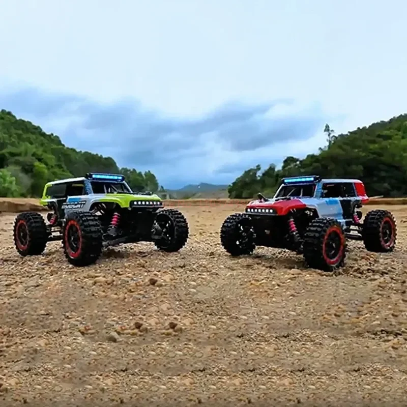 Coche teledirigido 1:16 4WD 70 KM/H o 50 KM/H con Motor sin escobillas LED coches de Control remoto 2,4G deriva de alta velocidad Monster 4x4 camión juguetes para niños