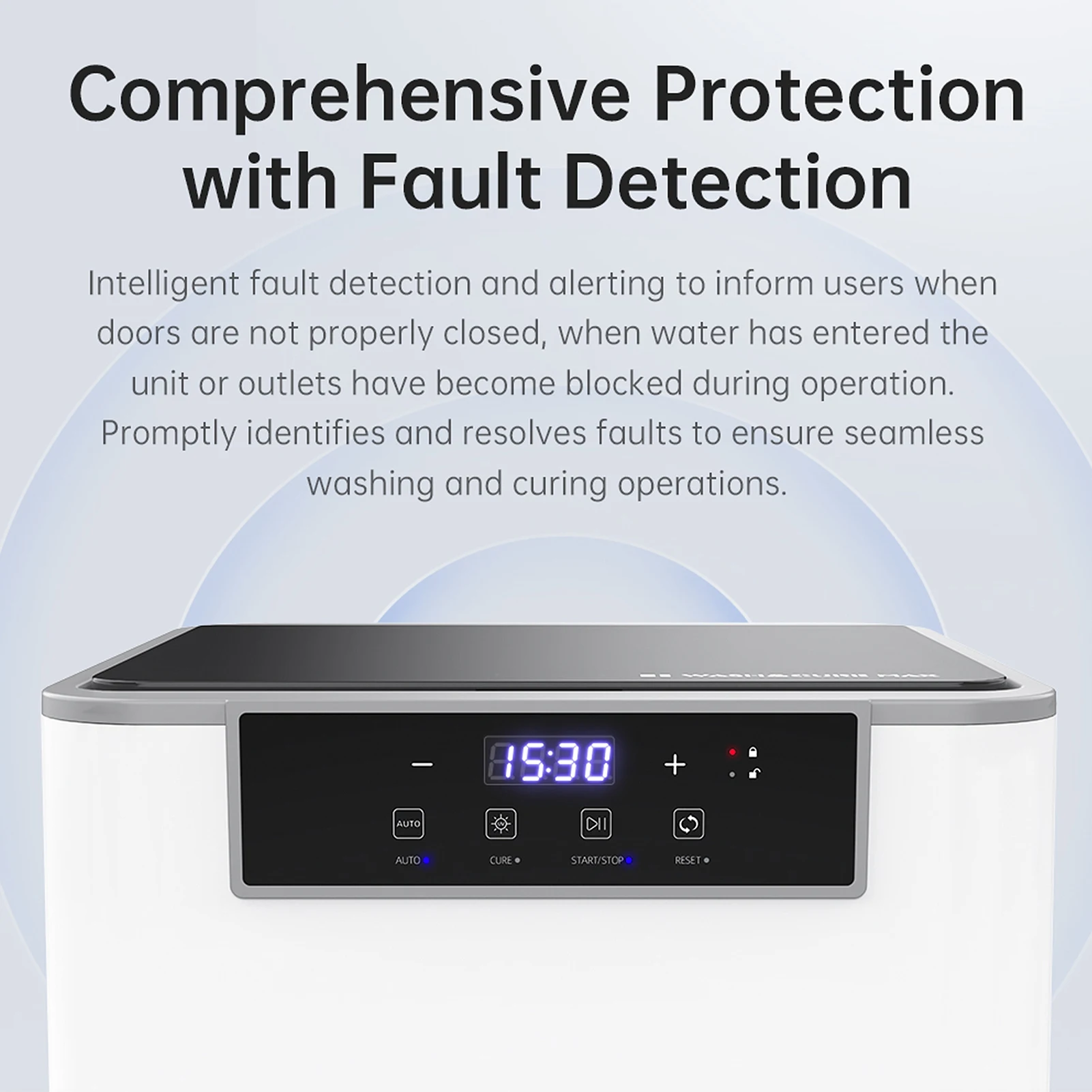 애니큐빅 워시&큐어 머신 LCD SLA DLP 3D 프린터 모델용 최대 세척 크기 14.9L 스프레이 세척 및 360도 °   디멘시아