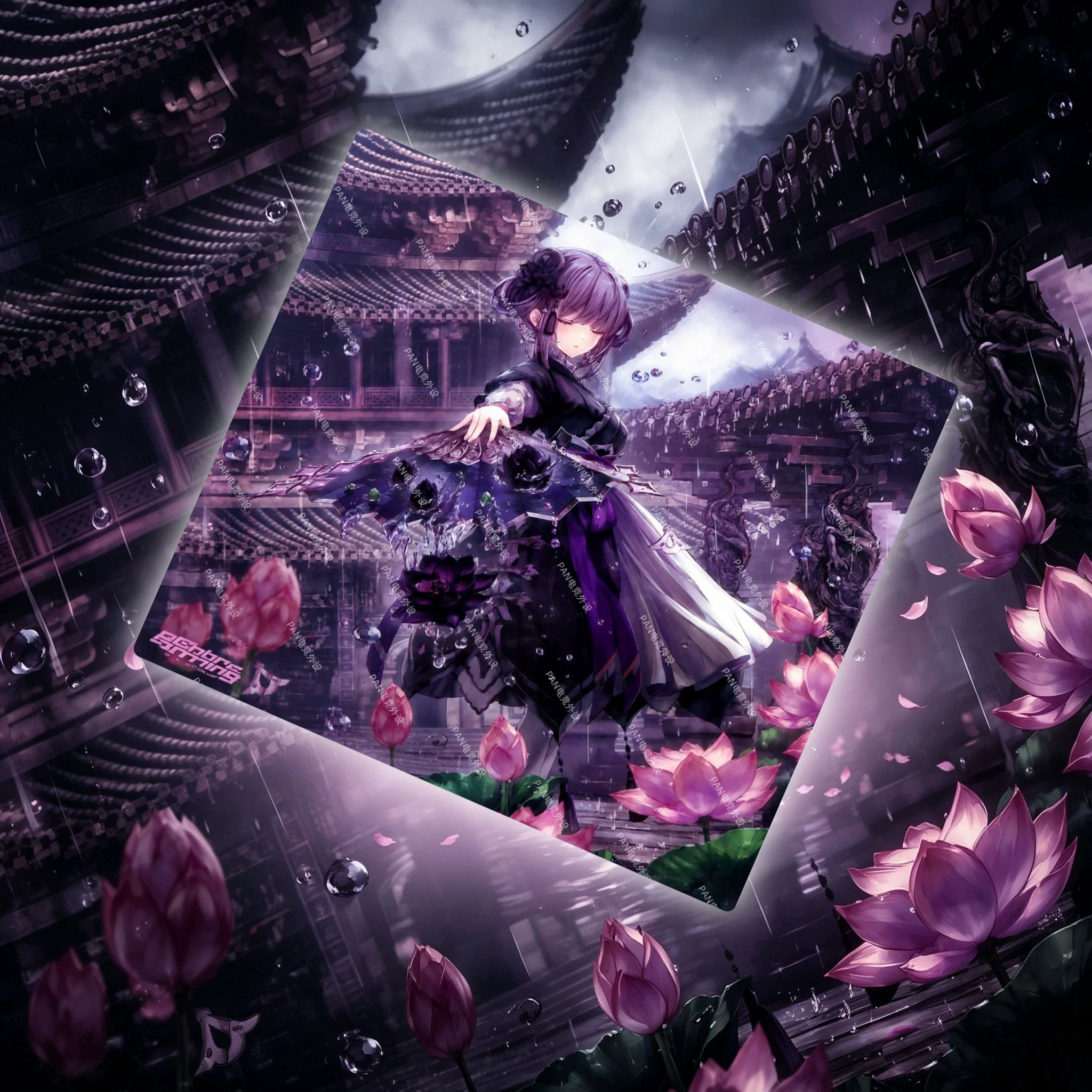PANPAD behregaming [Black Lotus 2.0] e-sports tempered glass mouse pad (copy) Coating process, non etching