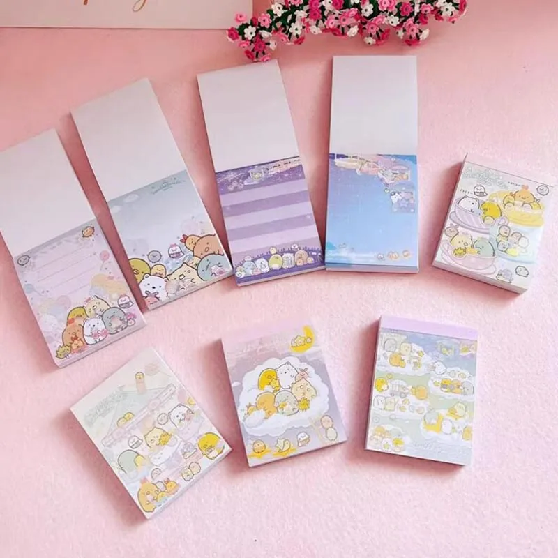 8pcs/lot Sumikko Gurashi Memo Pad Sticky Note Creative N Times Stationery Label Notepad Bookmark Post School Supplies