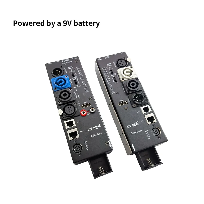 

B27B Wire Tester CT-88 Separate Xlr Signal Line Meter -Compatible For Cable Tester