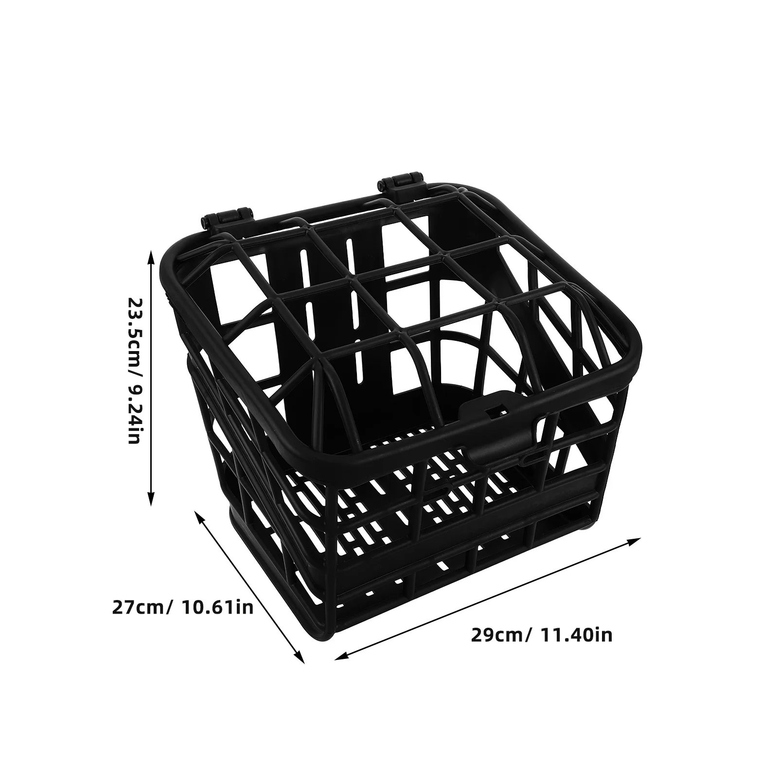 سلة أمامية للدراجة: سلة تخزين مقود بلاستيكية خفيفة الوزن وقابلة للفصل للتسوق والبقالة والتنقل وركوب الدراجات
