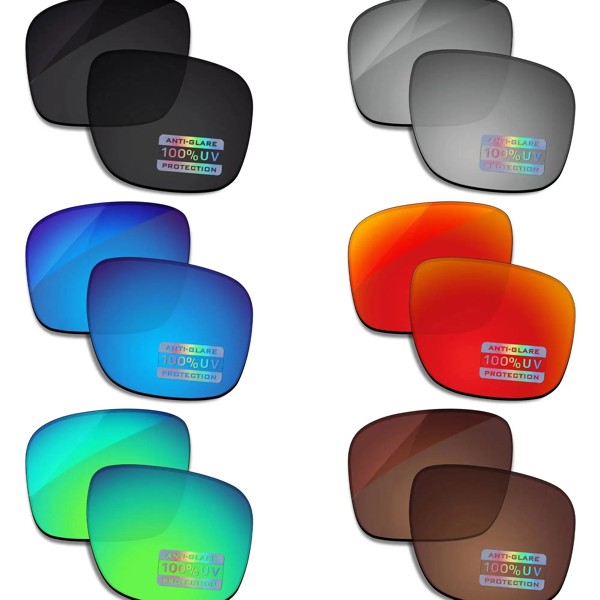 Сменные линзы MYCOURAG для солнцезащитных очков OAKLEY Turbine OO9263 — 65 мм, защита UV400, многоцветные варианты