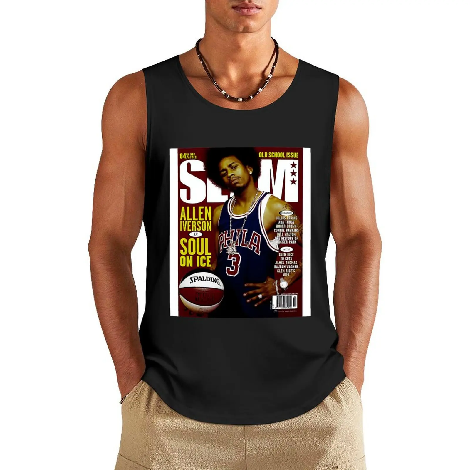 

Allen Iverson Allen Iverson sport Tank Top cute tops Short sleeve