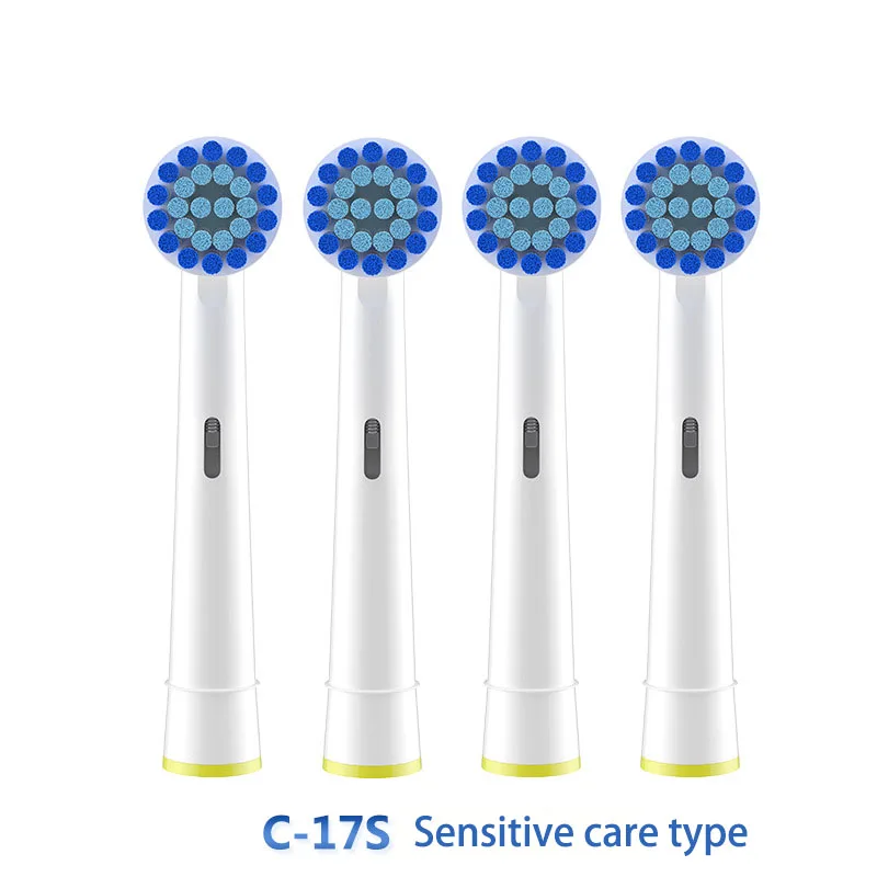 4Pcs Replacement Toothbrush Heads Nozzles For Oral B Electric Advance Pro Health Triumph 3D Excel Vitality Sensitive Clean