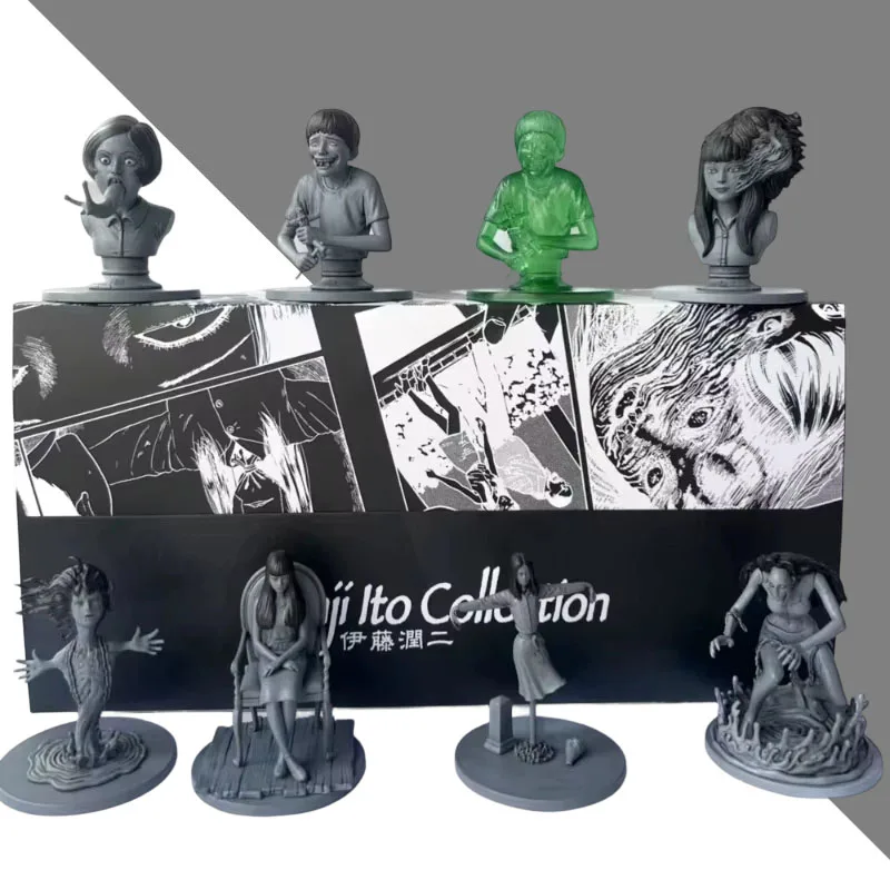 

Ito Runji Curse Horror Manga Mystery Random Blind Box Toy Model Anime Handmade Collectibles